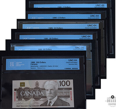 Canadian Banknote Specimen Set