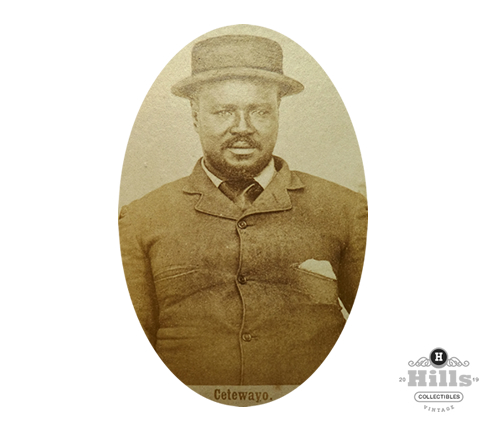 Cetshwayo Zulu War CDV Photo
